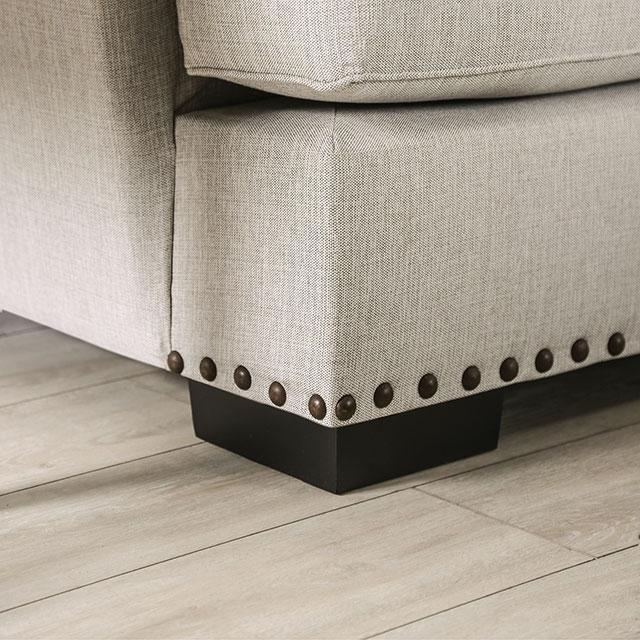 PICOTEE Loveseat, Light Gray/Black - Imperial Furniture (Las Vegas, NV) - Multi Location