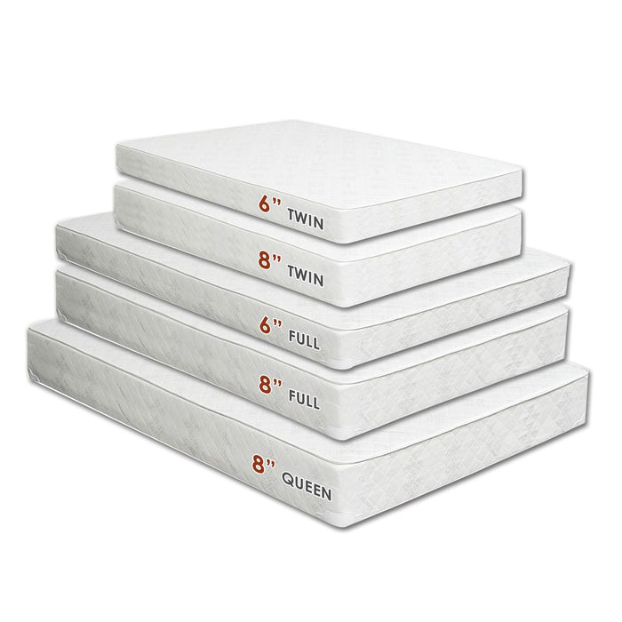 Daisy White 6" Bunkie Board Combo Mattress - Twin XL - Imperial Furniture (Las Vegas, NV) - Multi Location