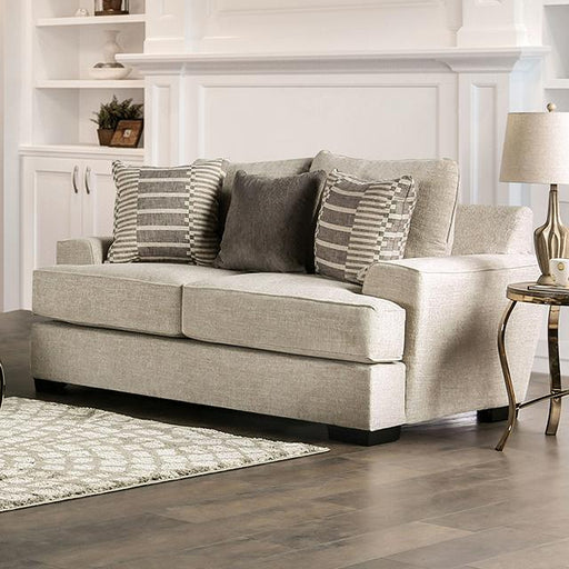 HOLBORN Loveseat, Beige - Imperial Furniture (Las Vegas, NV) - Multi Location