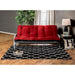KNOX Red 8" Red/Black Futon Mattress w/ Inner Spring - Imperial Furniture (Las Vegas, NV) - Multi Location