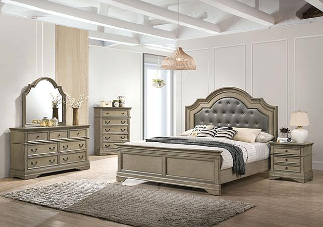 LASTHENIA Cal.King, E.King, Queen Bed - Imperial Furniture (Las Vegas, NV) - Multi Location