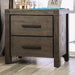Rexburg Wire-Brushed Rustic Brown Night Stand - Imperial Furniture (Las Vegas, NV) - Multi Location