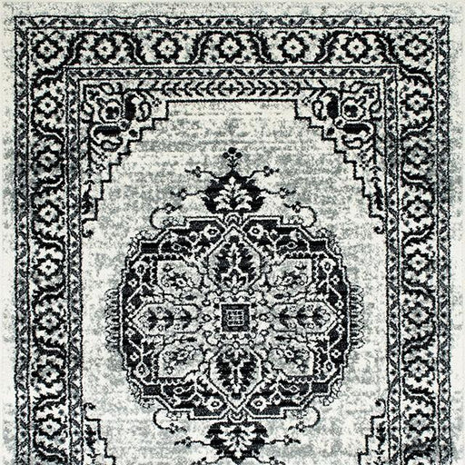Serang Gray/Black 5' X 7' Area Rug - Imperial Furniture (Las Vegas, NV) - Multi Location
