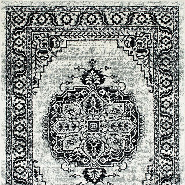 Serang Gray/Black 5' X 7' Area Rug - Imperial Furniture (Las Vegas, NV) - Multi Location