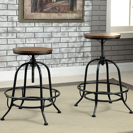 SILVIA I Medium Oak Counter Ht. Stool (2/CTN) - Imperial Furniture (Las Vegas, NV) - Multi Location