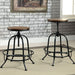 SILVIA I Medium Oak Counter Ht. Stool (2/CTN) - Imperial Furniture (Las Vegas, NV) - Multi Location