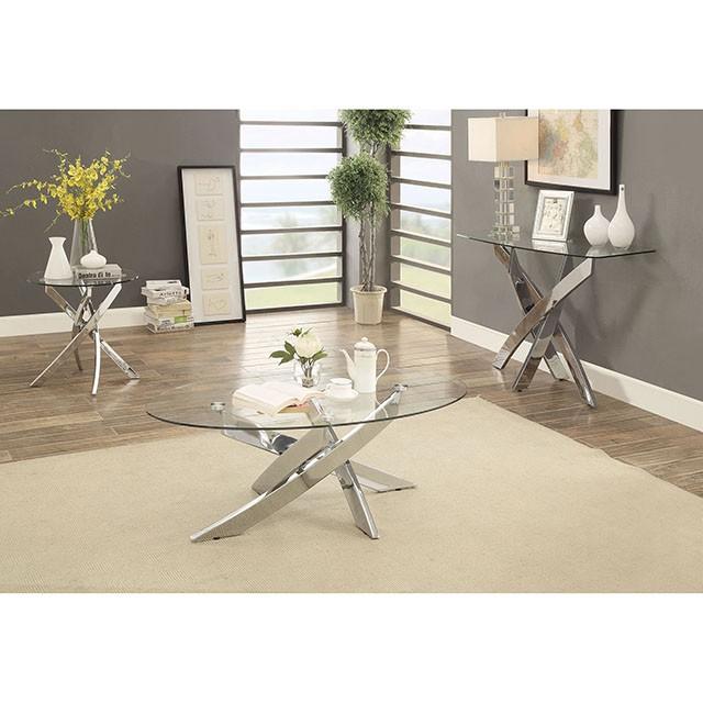 LAILA Chrome Coffee Table - Imperial Furniture (Las Vegas, NV) - Multi Location