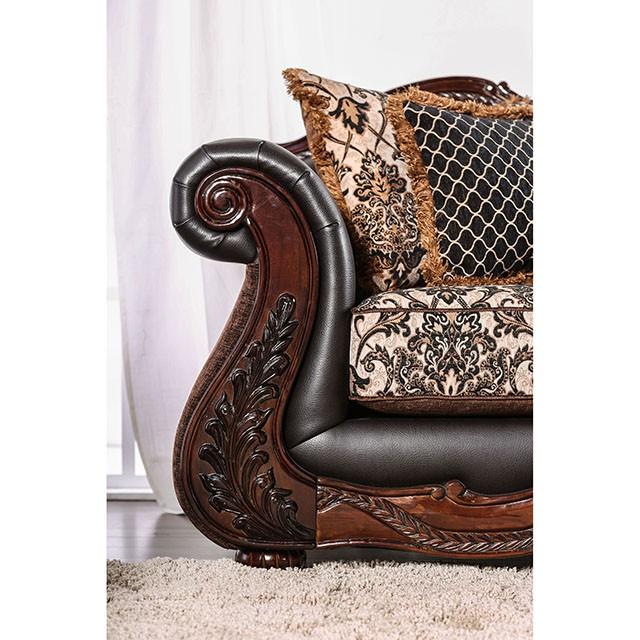 JAMAEL Brown/Espresso Sofa - Imperial Furniture (Las Vegas, NV) - Multi Location