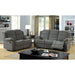 MILLVILLE Gray Love Seat w/ 2 Recliners - Imperial Furniture (Las Vegas, NV) - Multi Location