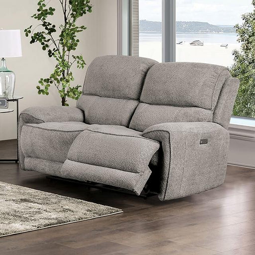 MORCOTE Power Loveseat, Light Gray - Imperial Furniture (Las Vegas, NV) - Multi Location