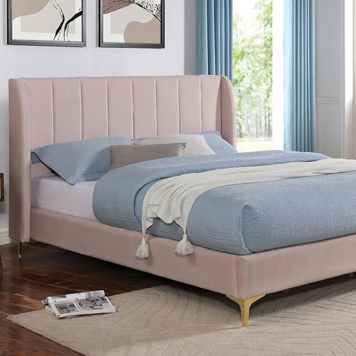 PEARL Full, Queen, & Twin Bed, Light Pink - Imperial Furniture (Las Vegas, NV) - Multi Location