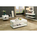 Raya White End Table, White - Imperial Furniture (Las Vegas, NV) - Multi Location