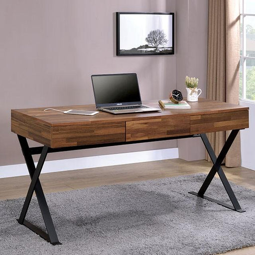 Tensed Sand Black Desk - Imperial Furniture (Las Vegas, NV) - Multi Location