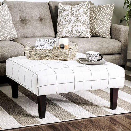 Dorset Ivory/Pattern Ottoman - Imperial Furniture (Las Vegas, NV) - Multi Location