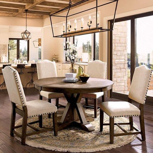 Julia Light Oak Round Dining Table - Imperial Furniture (Las Vegas, NV) - Multi Location