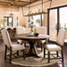 Julia Light Oak Round Dining Table - Imperial Furniture (Las Vegas, NV) - Multi Location