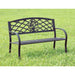 MINOT Black Patio Steel Bench - Imperial Furniture (Las Vegas, NV) - Multi Location