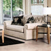 Parshall Beige W/ Gold Highlights Love Seat - Imperial Furniture (Las Vegas, NV) - Multi Location