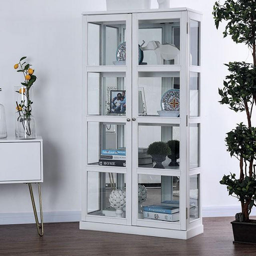 Vilas White Curio Cabinet - Imperial Furniture (Las Vegas, NV) - Multi Location