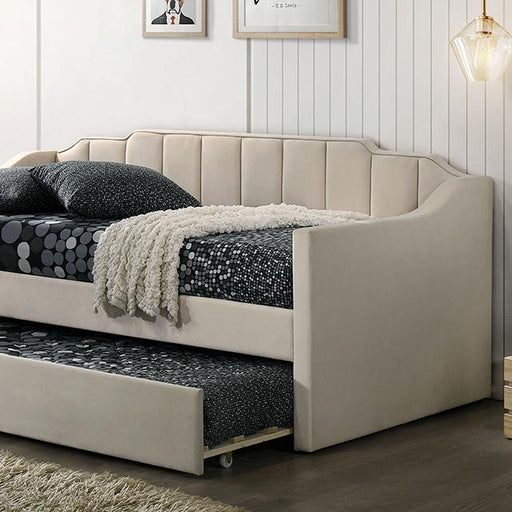 KOSMO Twin Daybed, Beige - Imperial Furniture (Las Vegas, NV) - Multi Location