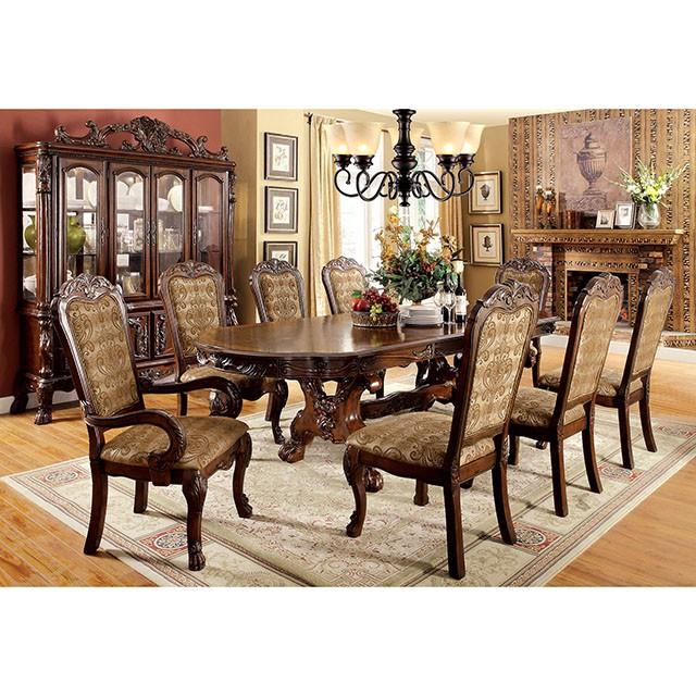 MEDIEVE Cherry Arm Chair, Cherry (2/CTN) - Imperial Furniture (Las Vegas, NV) - Multi Location
