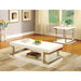 MEDA White/Chrome End Table, White - Imperial Furniture (Las Vegas, NV) - Multi Location