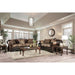 Newdale Brown/Gold Sofa - Imperial Furniture (Las Vegas, NV) - Multi Location