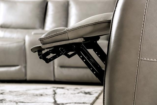 PHINEAS Power Recliner, Gray - Imperial Furniture (Las Vegas, NV) - Multi Location