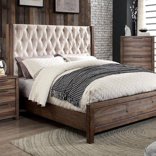 Hutchinson Rustic Natural Tone/Beige Cal.King Bed - Imperial Furniture (Las Vegas, NV) - Multi Location