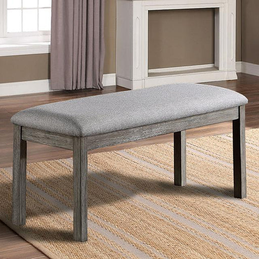 LAQUILA Bench, Gray - Imperial Furniture (Las Vegas, NV) - Multi Location