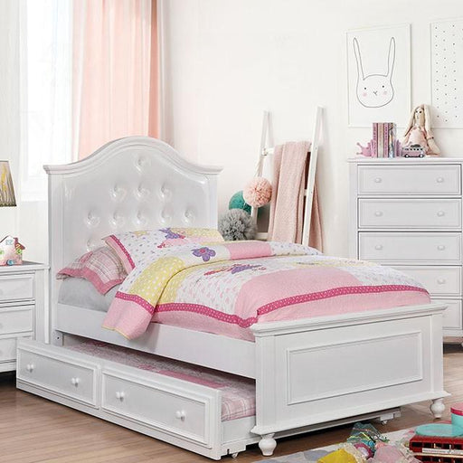 OLIVIA White Full & Twin Bed - Imperial Furniture (Las Vegas, NV) - Multi Location