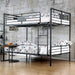 Olga I Antique Black Full/Full Bunk Bed - Imperial Furniture (Las Vegas, NV) - Multi Location