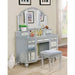 TRACY Silver Vanity w/ Stool - Imperial Furniture (Las Vegas, NV) - Multi Location