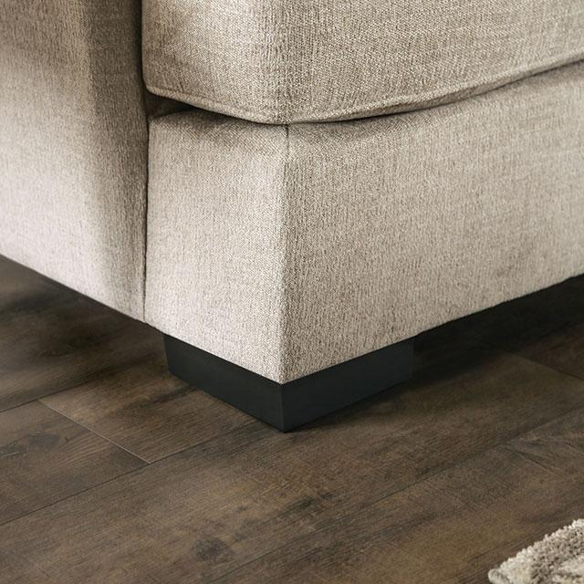 HOLBORN Loveseat, Beige - Imperial Furniture (Las Vegas, NV) - Multi Location