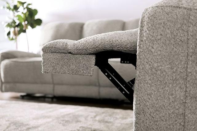 MORCOTE Power Sofa, Light Gray - Imperial Furniture (Las Vegas, NV) - Multi Location