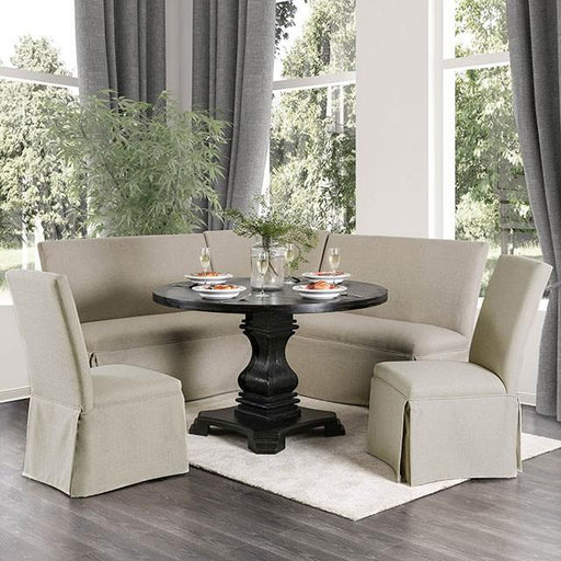 NERISSA Antique Black Round Table, Antique Black - Imperial Furniture (Las Vegas, NV) - Multi Location