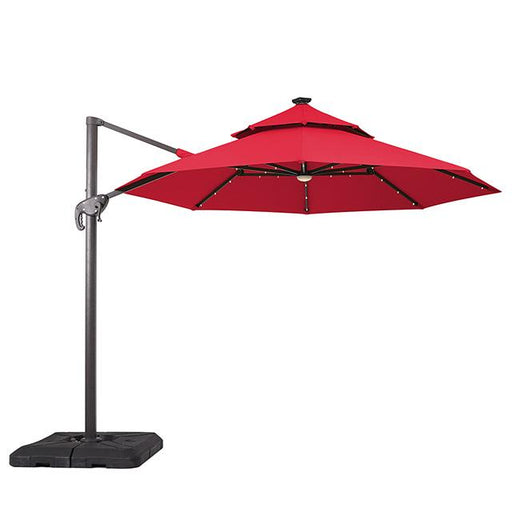 Nuti 10 Ft Round Umbrella w/ LED Light + 37" Large Base - Imperial Furniture (Las Vegas, NV) - Multi Location