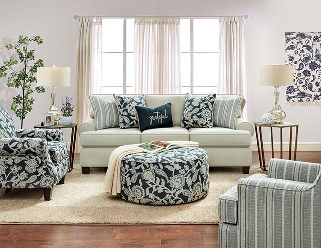 PORTHCAWL Accent Chair, Stripe - Imperial Furniture (Las Vegas, NV) - Multi Location