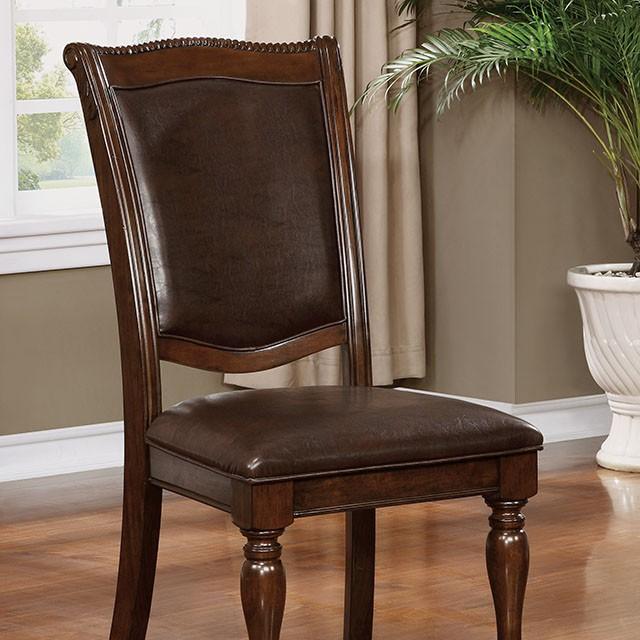 Alpena Brown Cherry/Espresso Arm Chair & Side Chair (2/CTN) - Imperial Furniture (Las Vegas, NV) - Multi Location