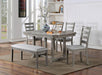 LAQUILA Bench, Gray - Imperial Furniture (Las Vegas, NV) - Multi Location