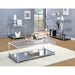 Ludvig Chrome/Clear Sofa Table - Imperial Furniture (Las Vegas, NV) - Multi Location