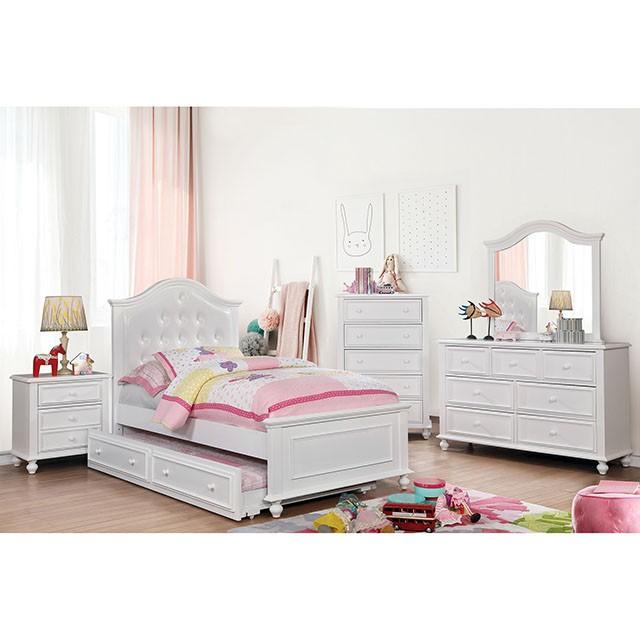 OLIVIA White Trundle - Imperial Furniture (Las Vegas, NV) - Multi Location