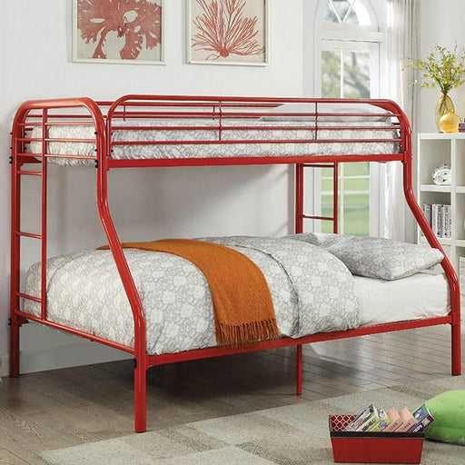Opal Red Twin/Full Bunk Bed - Imperial Furniture (Las Vegas, NV) - Multi Location