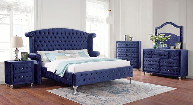 Alzire Black & Blue Mirror - Imperial Furniture (Las Vegas, NV) - Multi Location