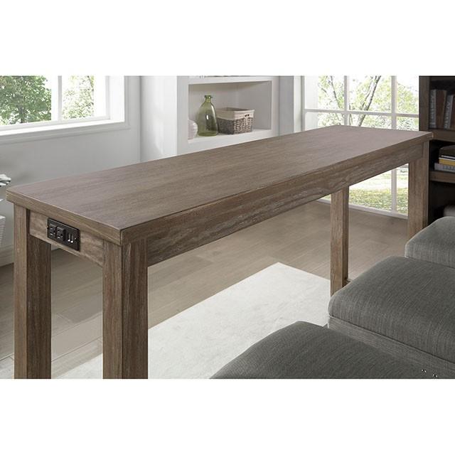 CAERLEON 4 Pc. Counter Ht. Table Set, Wire-brushed Gray - Imperial Furniture (Las Vegas, NV) - Multi Location