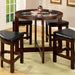 Crystal Cove 5 Pc. Counter Ht. Table Set - Imperial Furniture (Las Vegas, NV) - Multi Location