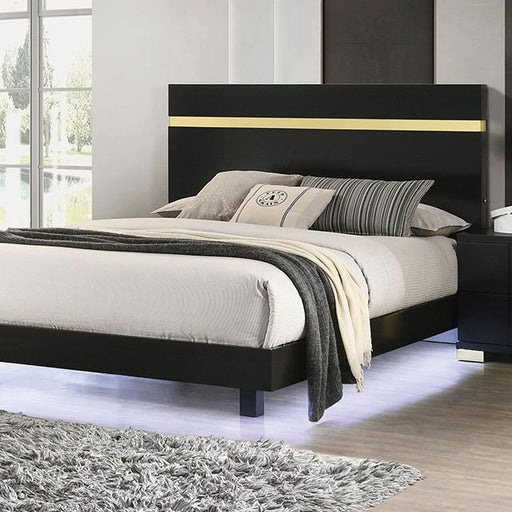 Lillestrom Bed Black - Imperial Furniture (Las Vegas, NV) - Multi Location