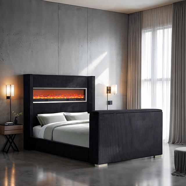 Sumter Bed Black & Grey - Imperial Furniture (Las Vegas, NV) - Multi Location