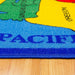 ABBEY Us Map 5' X 8' Area Rug - Imperial Furniture (Las Vegas, NV) - Multi Location