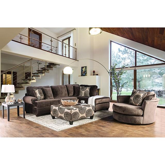 Bonaventura Brown Sectional - Imperial Furniture (Las Vegas, NV) - Multi Location